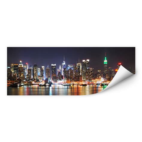 Muurprints New York Skyline Panorama Wall Artnl