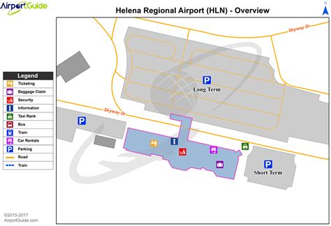 Helena - Helena Regional (HLN) Airport Terminal Map - Overview ...