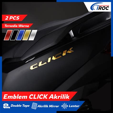 Jual Emblem Click 125i 150i Stiker Logo Timbul Vario 125 New Old 160