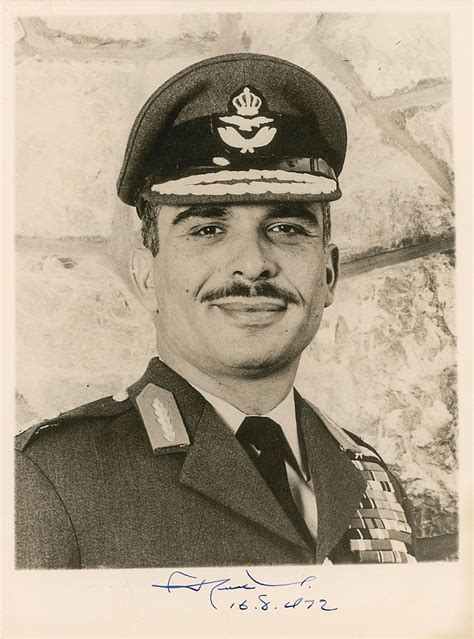 King Hussein of Jordan