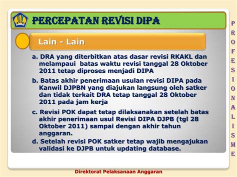 PPT PERCEPATAN PENYERAPAN ANGGARAN TAHUN 2011 PowerPoint Presentation