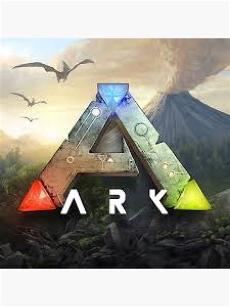 Ark Survival Evolved Logo Sticker For Sale By Alfi Red Redbubble