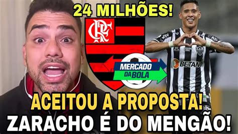 ACABOU DE ANUNCIAR ZARACHO É DO FLAMENGO TODOS OS DETALHES DO NOVO