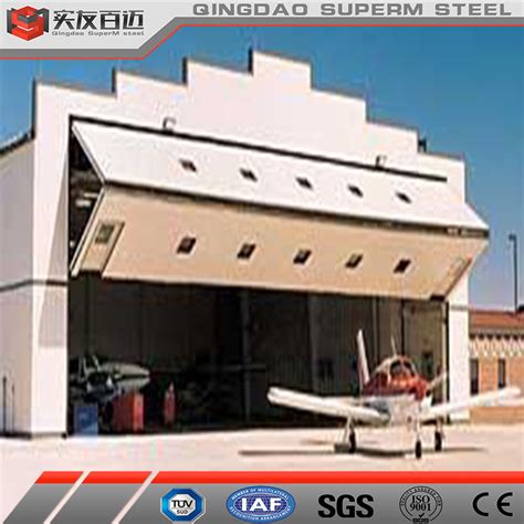 Modern Design Prefabricated Steel Frame Airplane Hangar Arch Building