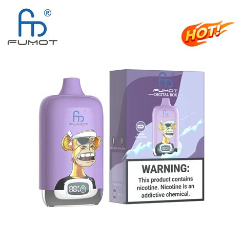 Original Fumot Digital Box Puffs Disposable Vape K Mah Type