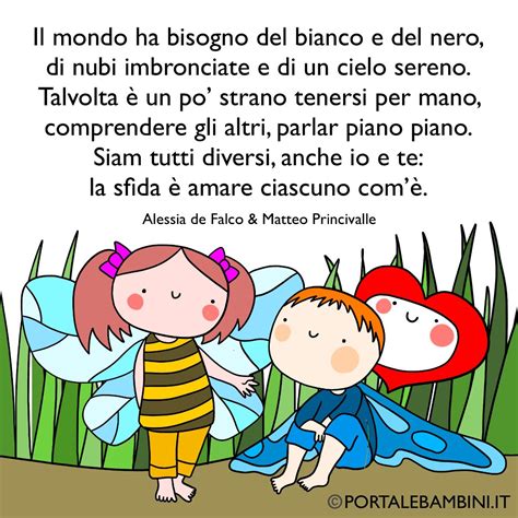 Poesie E Filastrocche Sulla Diversit Portalebambini It