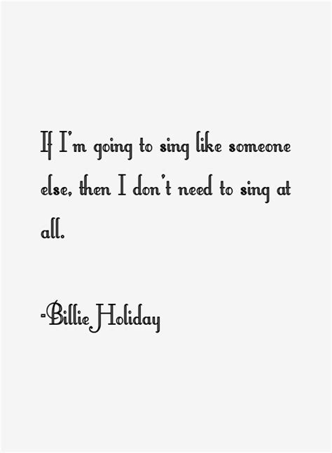 Billie Holiday Quotes & Sayings