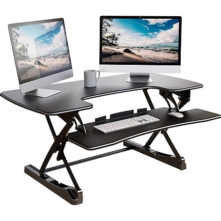 Amazon Lubvlook Standing Desk Converter 42 Inch Office Products