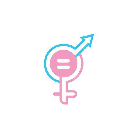 Gender Equality Symbol Icon Vector Illustration Vector Art At