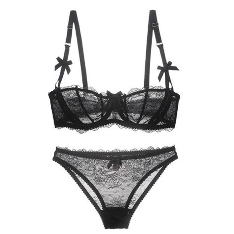 Ensemble de Lingerie Femmes Brassière Push up en Dentelle Ensemble