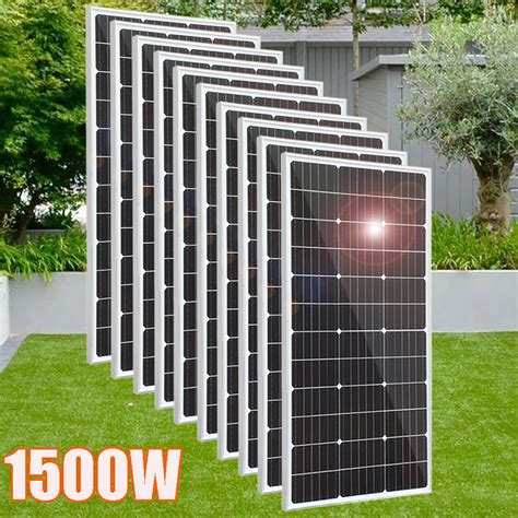 1500w 1000w 600w 450w 300w 150w Panel Solar R Gido Kit Completo 12v