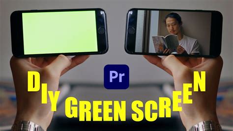 How To Green Screen Chroma Key WITH YOUR PHONE In Adobe Premiere Pro