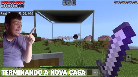 terminando a Nova Casa no Minecraft EP 26 saga mapa da sobrevivência T1