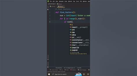 How To Find Factors Of Numbers Using Python Python Tutorials Python For Beginners Python