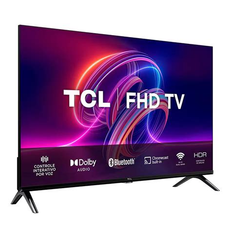 Smart TV TCL 40 Polegadas 40S5400A Full HD LED SO Google Assistente Preto