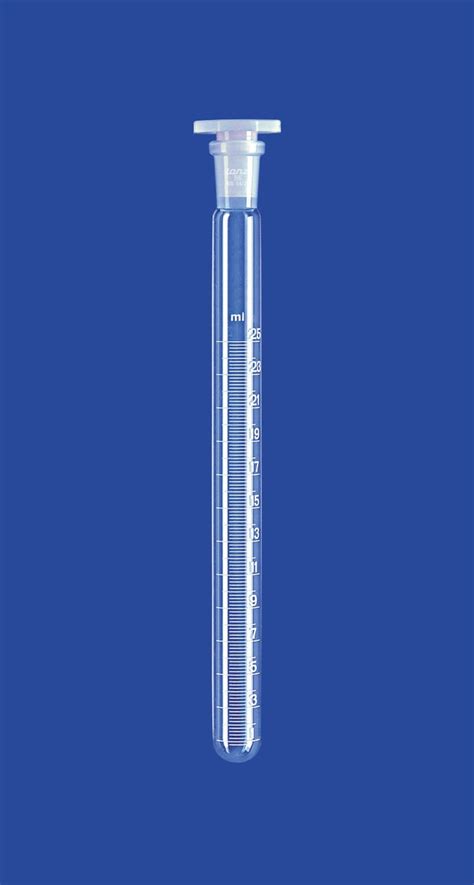 Lenz Laborglasintrumente Test Tubes With NS Joint With Graduation 30