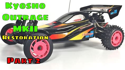 Vintage Kyosho Outrage MKII Restoration - PART 2 - It's DONE! - YouTube