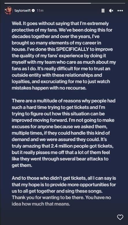 Did Ticketmaster cancel general sale? Artist speaks out on Instagram ...