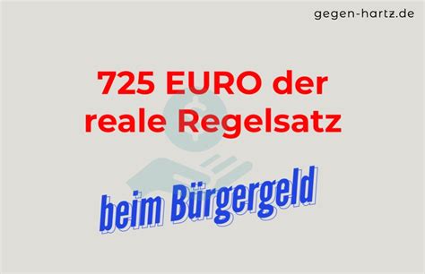 B Rgergeld Regelsatz Euro Zuz Glich Strom Sind Realit T