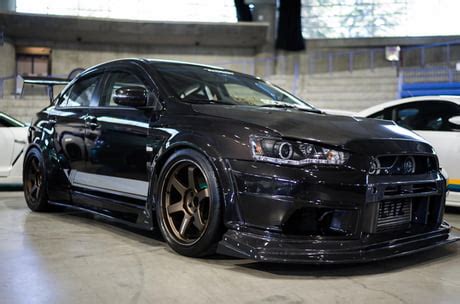 Mitsubishi Evo X Jdm Restomod Is A Widebody Rendering Off