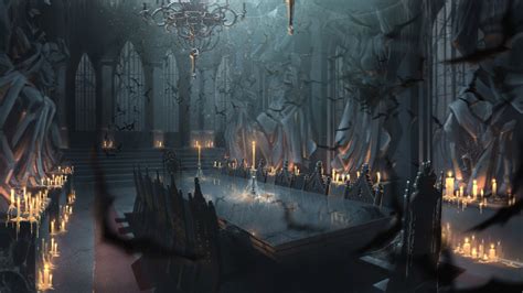 ArtStation - Dracula's Dining Room, Brendan Krause | Fantasy art ...