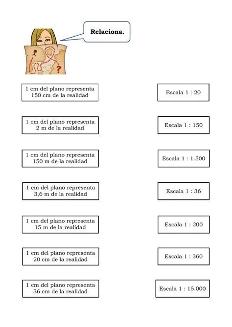 Escalas Num Ricas Y Gr Ficas Online Worksheet For Primaria You Can