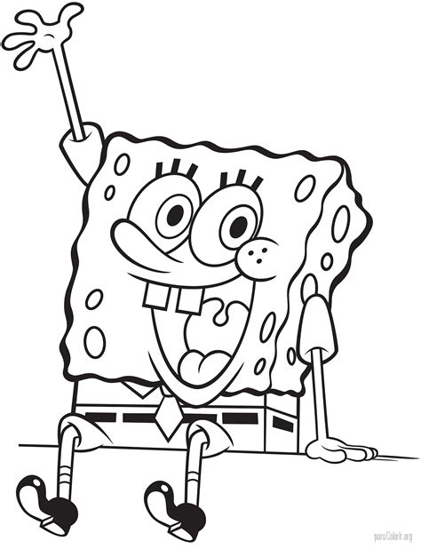 Desenho Do Bob Esponja Para Colorir Colorir Org