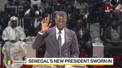 Senegals Bassirou Diomaye Faye Sworn In As New President Croblanc