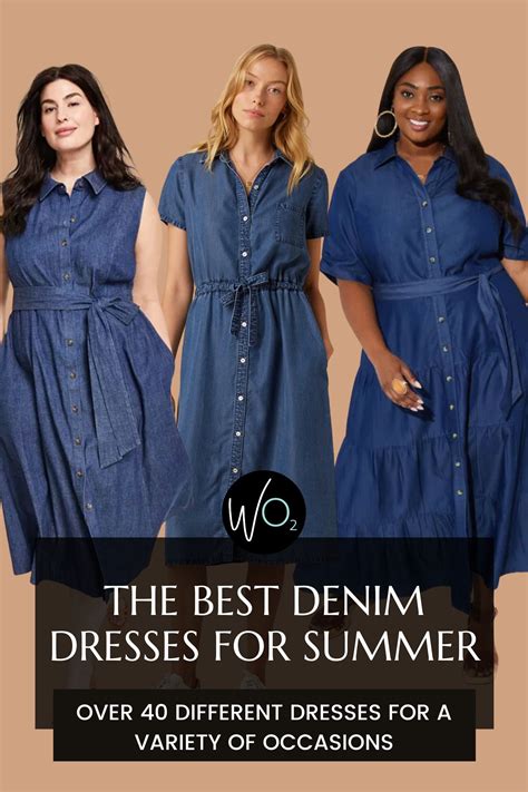 40+ Denim Dresses for Summer and Every Style and Size