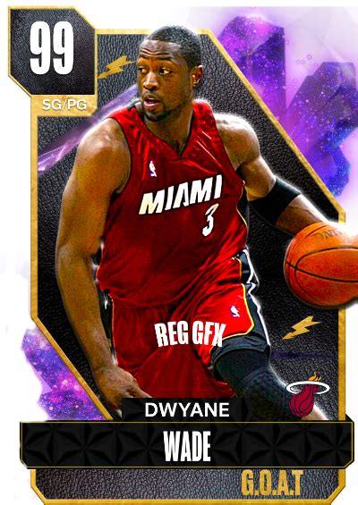 NBA 2K23 2KDB Custom Card GOAT Dwade Using PDG S Gems Rebrand From