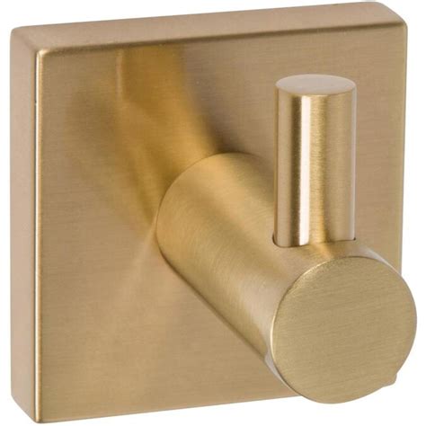 Delaney Hardware 1100 Series Single Hook Satin Brass Towel Hook In The Towel Hooks Department At