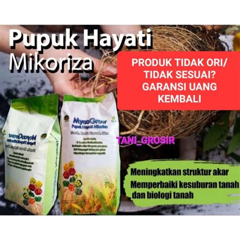 Jual 100ori Mycogrow Pupuk Hayati Mikoriza 1kg Perangsang Akar Dan