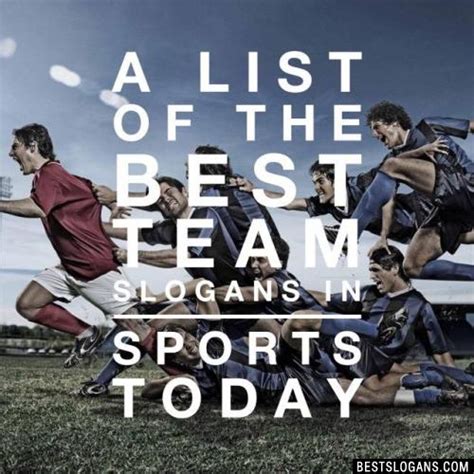 Top 100 inspirational sports team slogans mottos motivational team ...