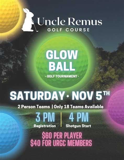 Glow Golf Ball Tournament — Lake Sinclair Life