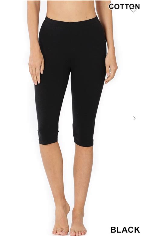 Cotton Leggings Capri Length 1943