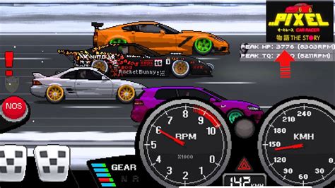 Pixel Car Racer Story Mode 3700hp Corvette Build Youtube