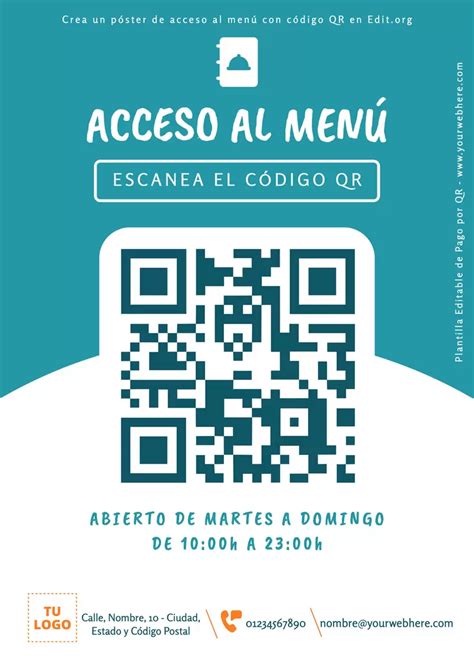 Carteles Para Poner C Digos Qr