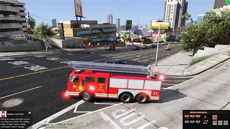 GTA 5 ELS Ladder Truck Firetruck YouTube