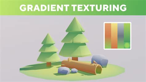 Blender Tutorial Gradient Texturing Game Assets Youtube