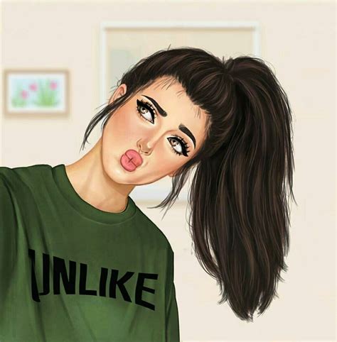 Pin By Unio On Beauty Girly M Beautiful Girl Drawing Digital Art Girl