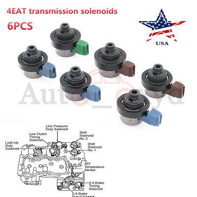 Pcs Eat Transmission Solenoids Kit For Subaru Forester Outback