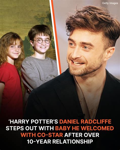 Harry Potters Daniel Radcliffe Steps Out With Baby He Welcomed With