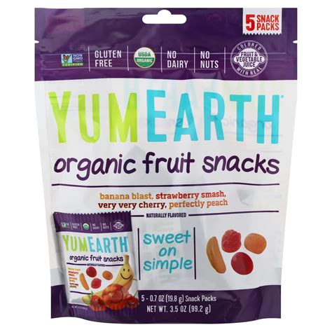 Yumearth Organic Fruit Snacks Original Shop Candy At H E B