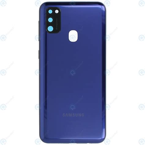 Samsung Galaxy M21 Sm M215f Battery Cover Midnight Blue Gh82 22609b