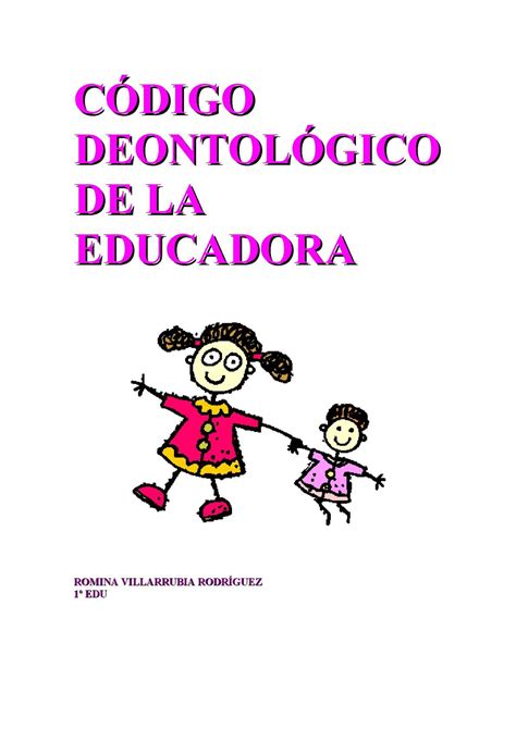 Calaméo Código deontológico del educador infantil