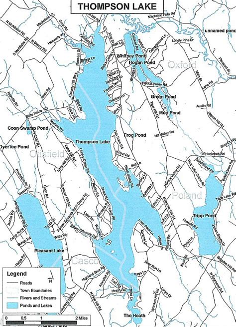 Thompson Lake Maps - Thompson Lake Environmental Association