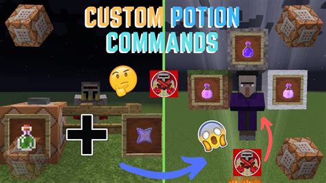 Command Block Tutorial #46: Custom Potion Commands in Minecraft (1.14 ...