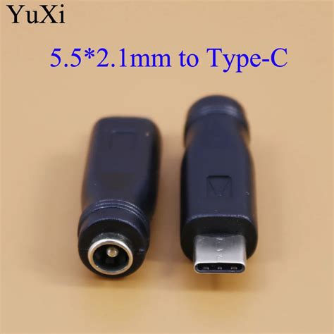 Yuxi Dc Power Adapter Converter Type C Usb Male To 5 5x2 1mm Female