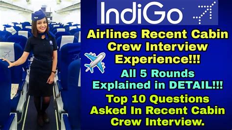 Indigo Airlines Recent Cabin Crew Interview Experience All Rounds