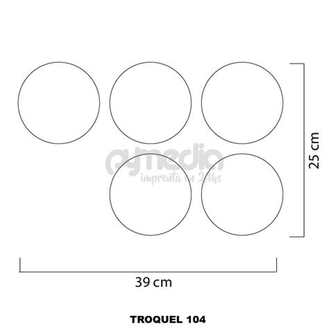 Troquel Circulo Cm De Diametro Pymedia S A Imprenta R Pida